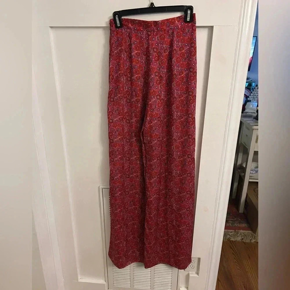 Lela Rose Wide leg floral print pants - Picture 5 of 7